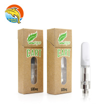 Japan hot sale ceramic coil 510 oil cartridge USA empty 0.5ml 1ml vape cartridge high quality